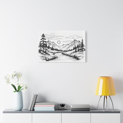 Analog Series | Twin Sun Pass Canvas Wall Art - NEONPADS - Canvas