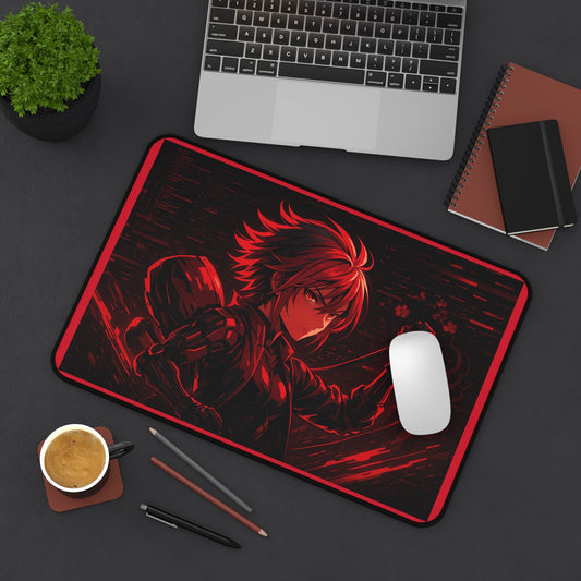 Anime Series | Scarlet Operative Desk Mat - NEONPADS - Home Decor