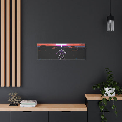 Pixel Series | Neon Standoff Canvas Wall Art - NEONPADS - Canvas