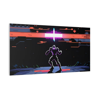 Pixel Series | Neon Standoff Canvas Wall Art - NEONPADS - Canvas