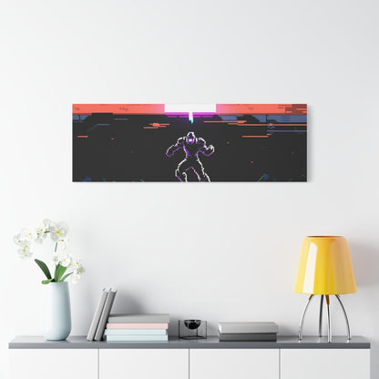 Pixel Series | Neon Standoff Canvas Wall Art - NEONPADS - Canvas