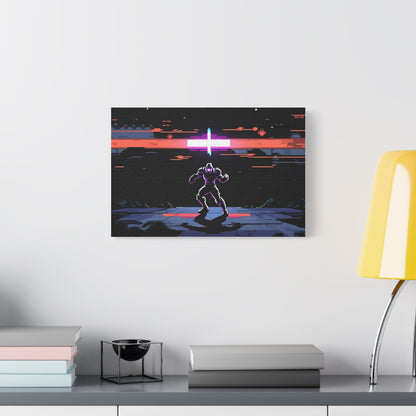 Pixel Series | Neon Standoff Canvas Wall Art - NEONPADS - Canvas