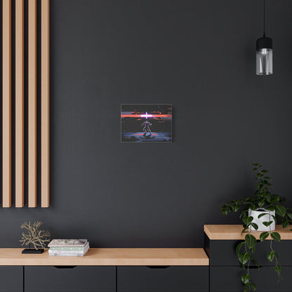Pixel Series | Neon Standoff Canvas Wall Art - NEONPADS - Canvas